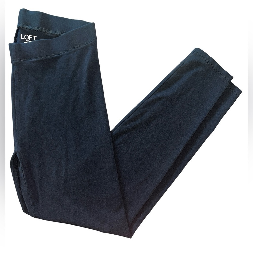 * SOLD * NWOT LOFT Black Leggings Women’s Medium - Picture 5 of 8